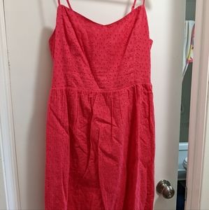 Old navy pink eyelet summer dresse